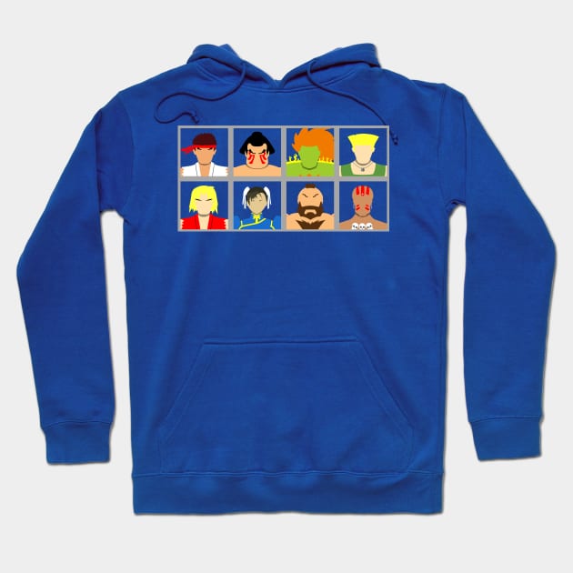 Select Your Character - SF2 Hoodie by MagicFlounder